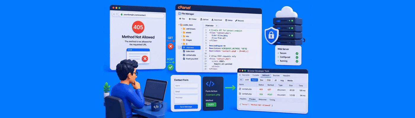 How to Fix the 405 Method Not Allowed Error on Your Website