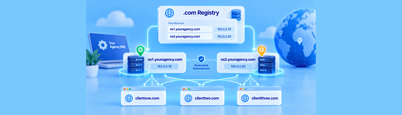 Setting Up Custom Nameservers (Glue Records) for Agencies