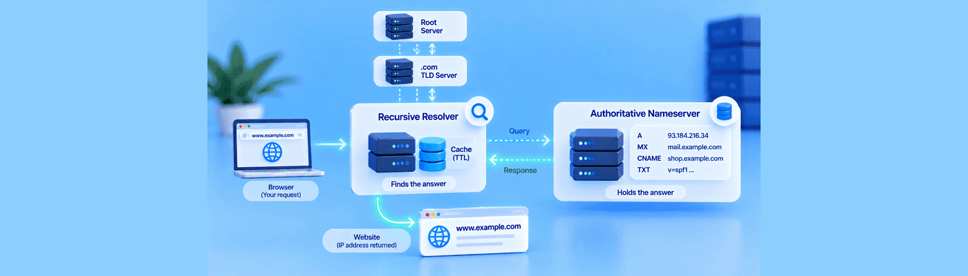Authoritative vs. Recursive DNS Servers Explained