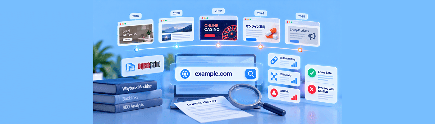 Using the Wayback Machine for Domain Due Diligence