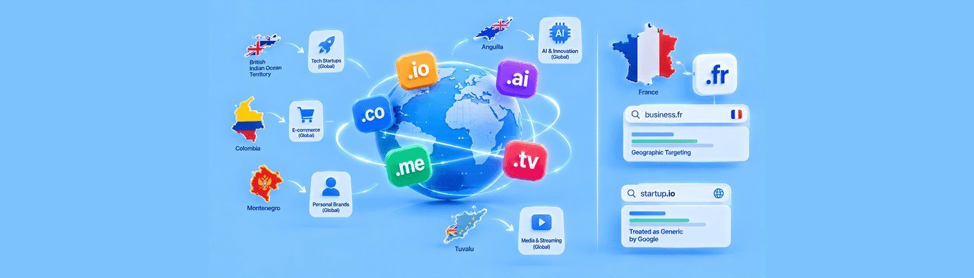 What are gccTLDs? (Generic Country Code Domains)