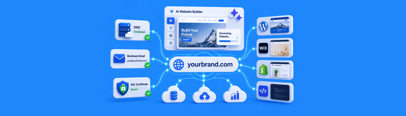 Why AI Website Builders Still Need Good Domain Management