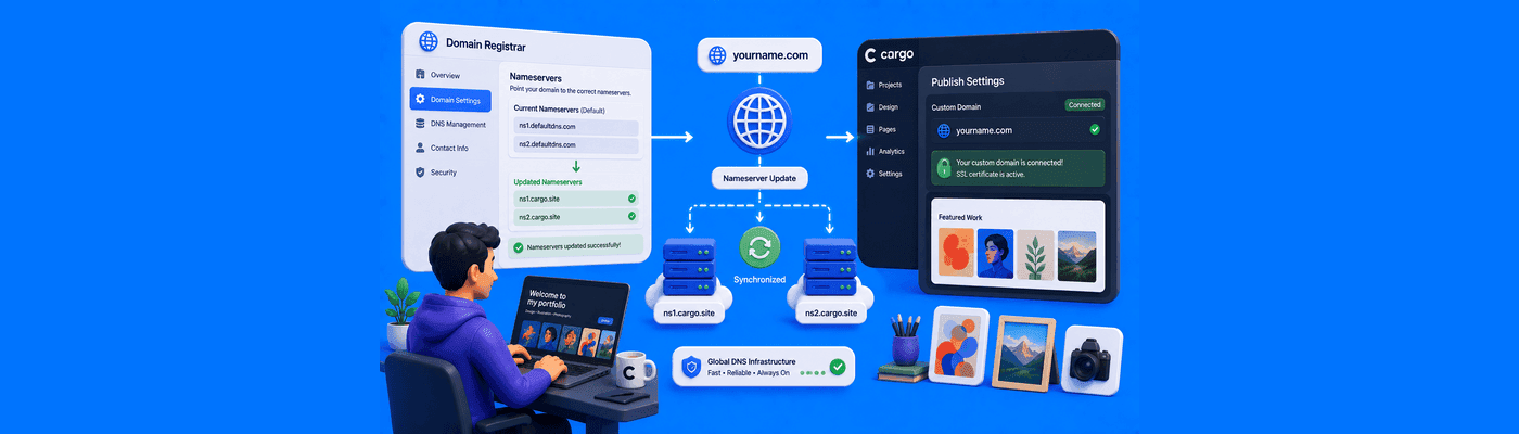 How to Connect a Custom Domain to a Cargo Portfolio