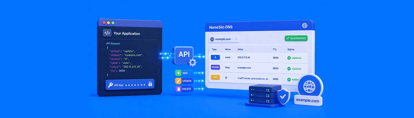 Updating DNS Records Programmatically via the NameSilo API