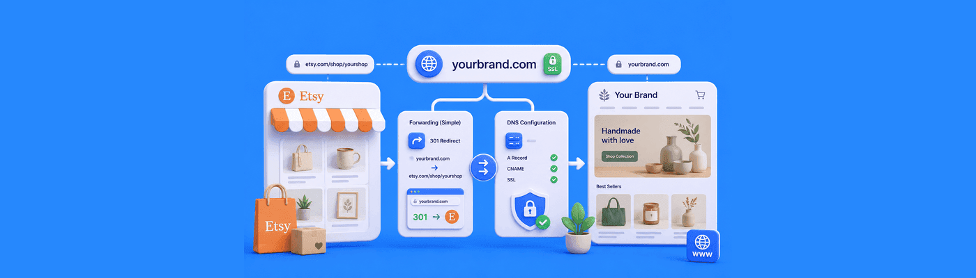 How to Connect a Custom Domain to an Etsy Shop