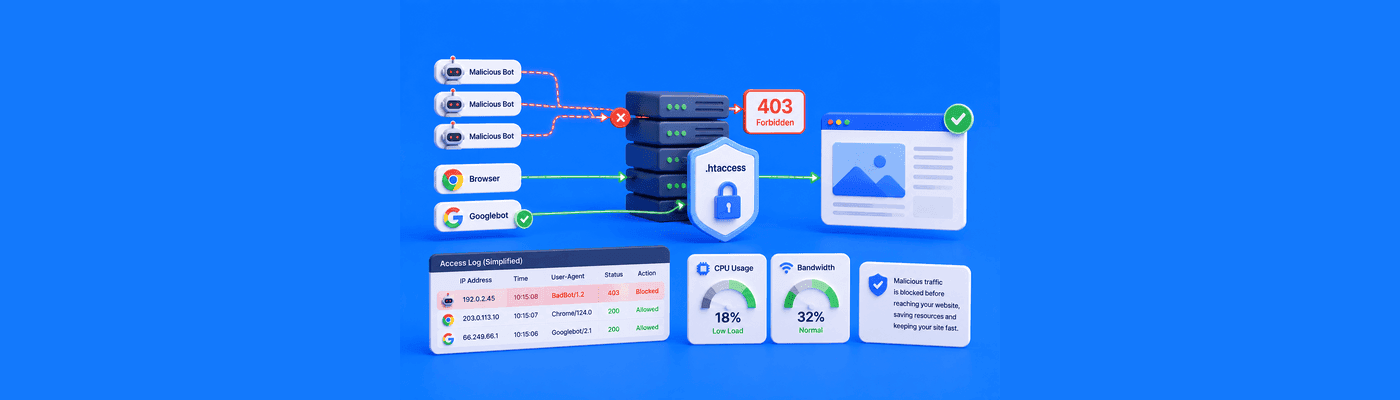How to Block Malicious User Agents Using .htaccess