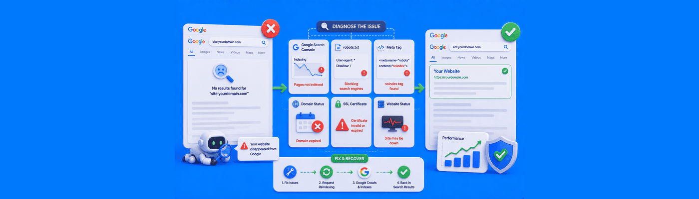 Why Did My Website Disappear from Google?