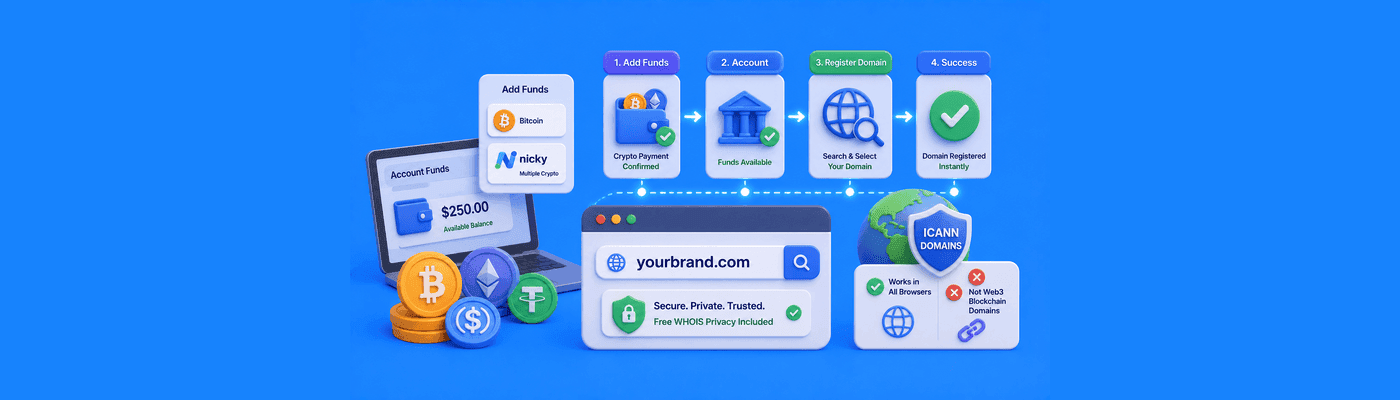 Can You Buy a Domain Name With Crypto (Bitcoin)?