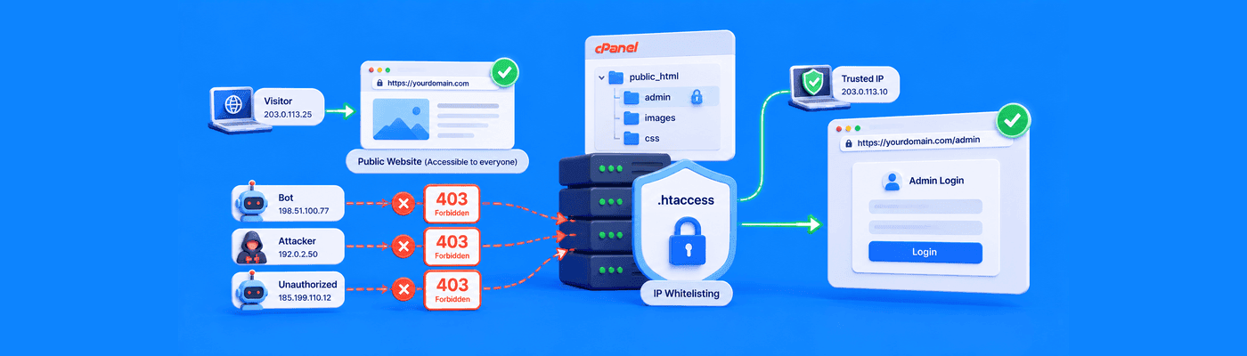 How to Secure Admin Directories with .htaccess IP Whitelisting