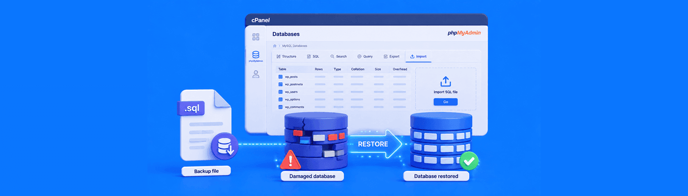 How to Restore a MySQL Database from a cPanel Backup