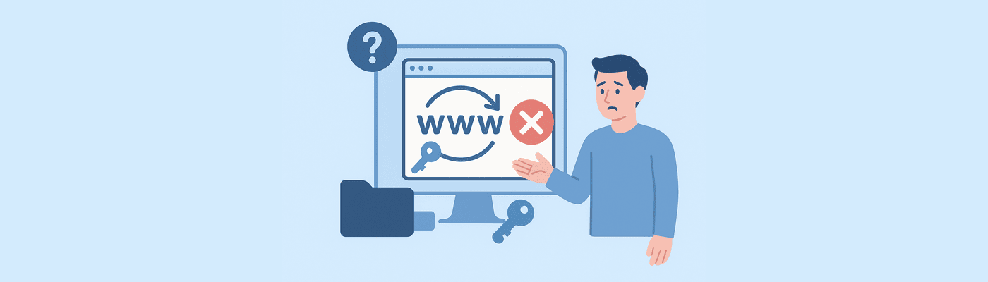 domain transfer fail