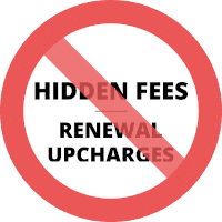 no hidden fees